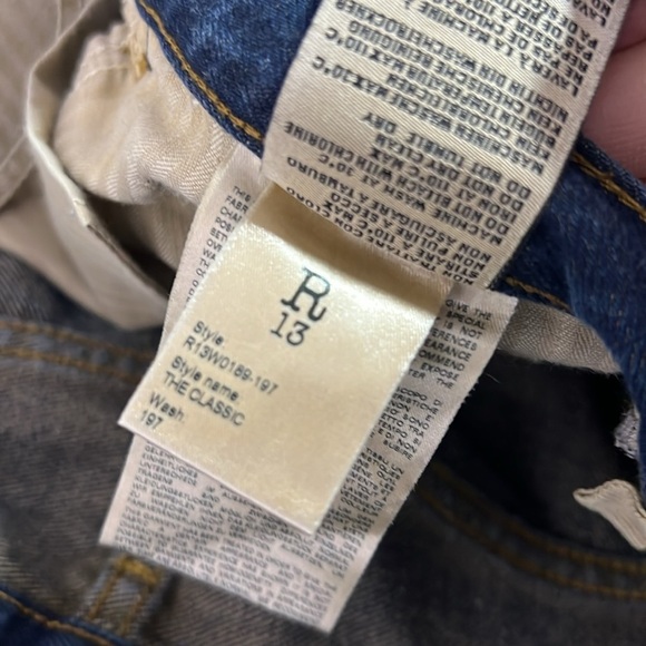 R13 The Classic Fit Size 27 - Picture 10 of 13